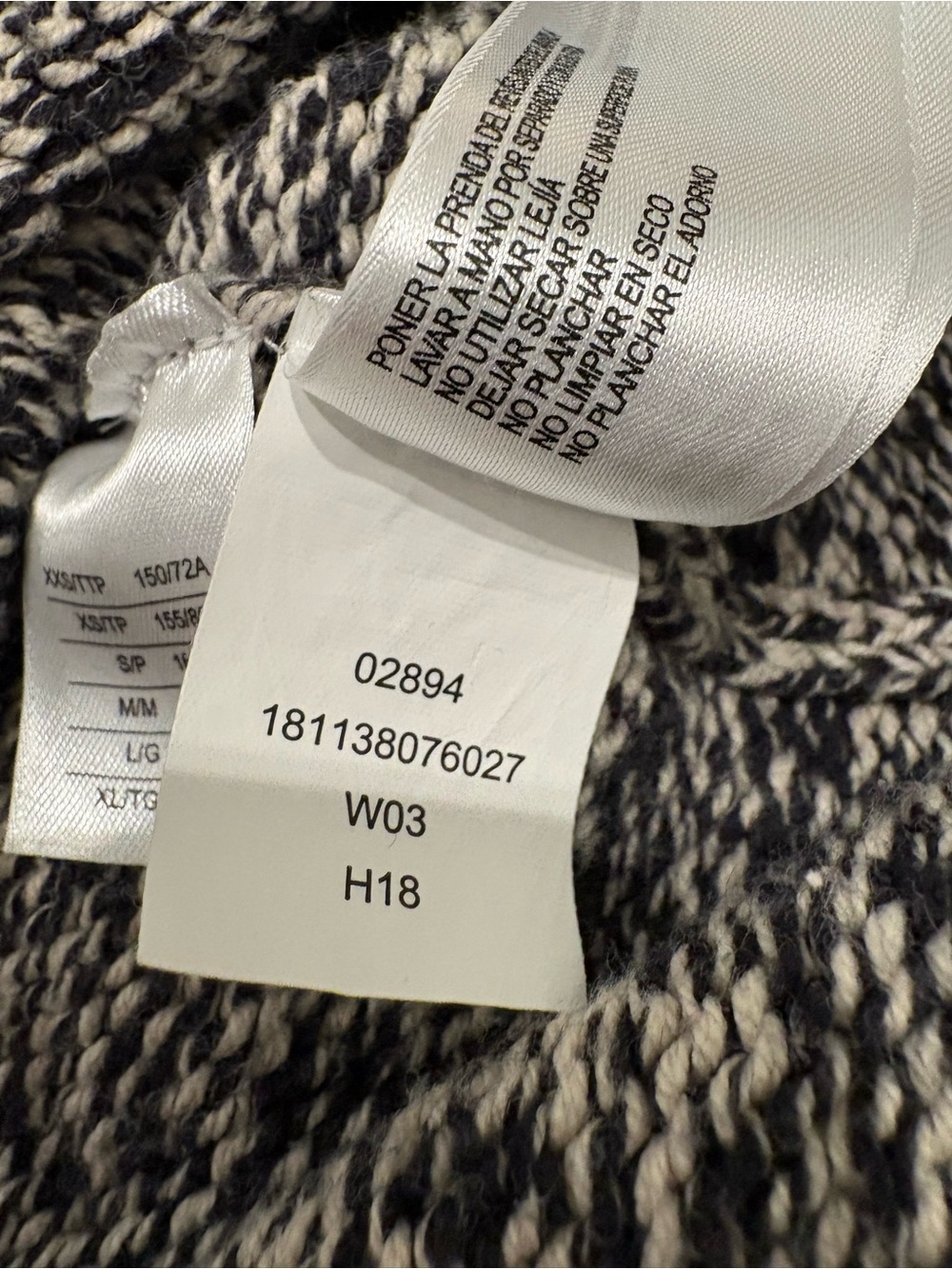 Roots Canada Cabin Collection Marled Knit Crewneck Sweater Stripe Women’s Large - Picture 10 of 12
